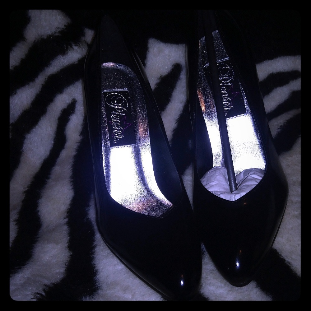 Black heels